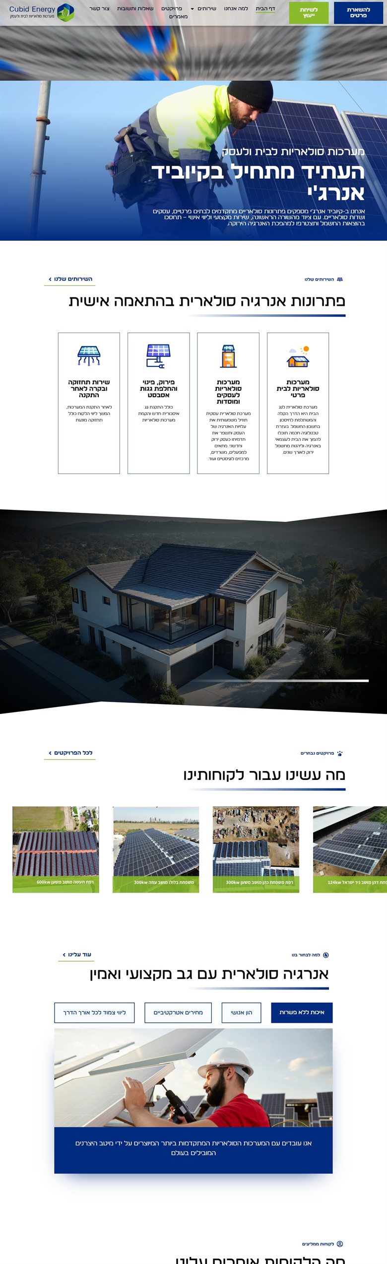 קיוביד אנרגיה — אתר שבנינו